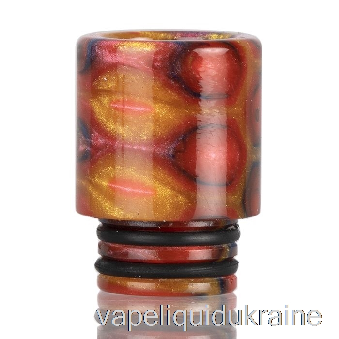 Vape Ukraine 510 TALL Snakeskin Resin Drip Tip Red